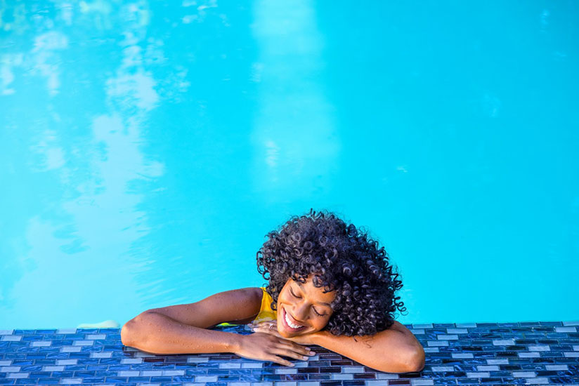 Clean clear pool water from Pentair filtration
