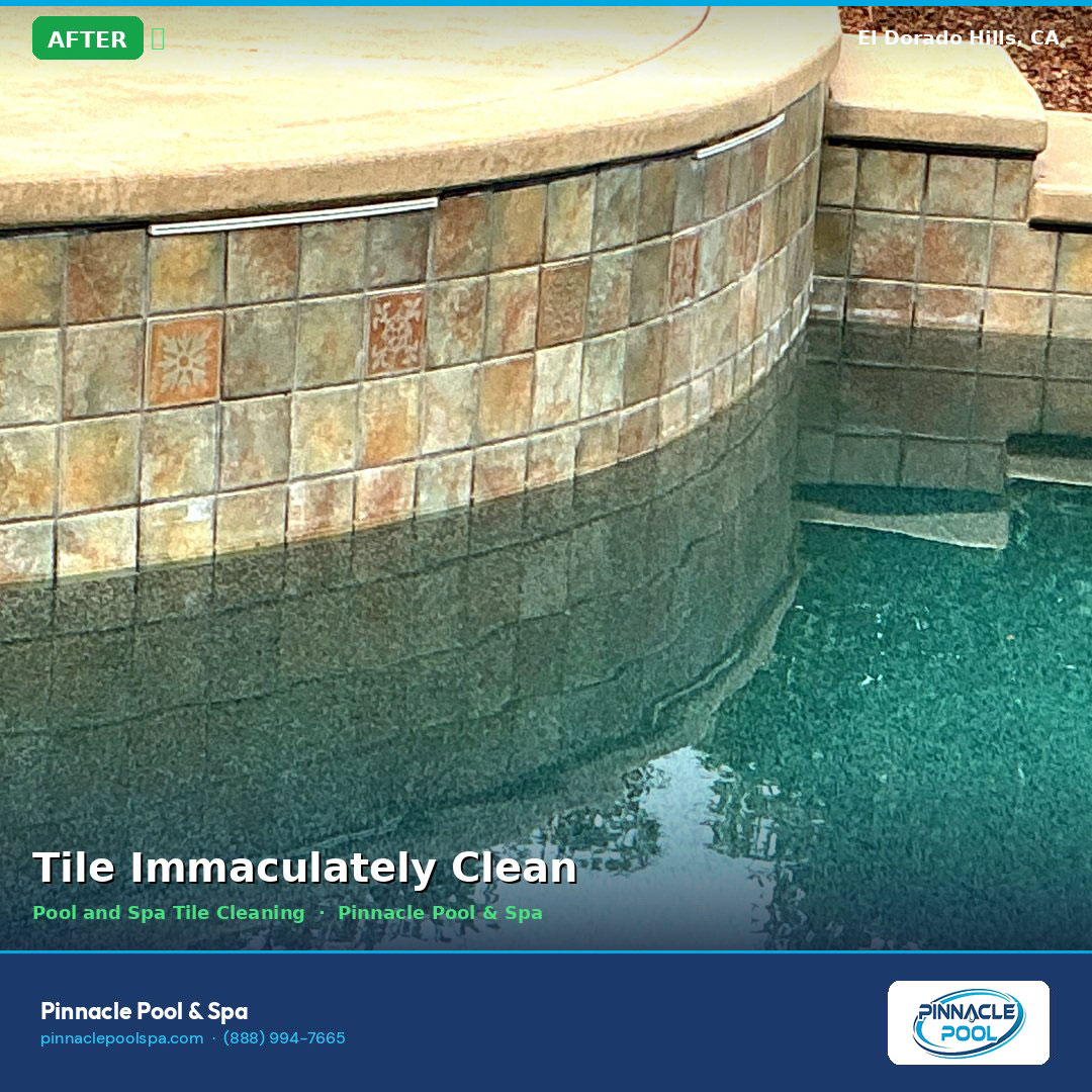 After — tile immaculately clean, El Dorado Hills CA
